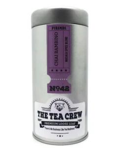 Chai Teebeutel Masala Gewürz Deluxe Pyramiden Luxus Teeliebhaber Geschenk biologisch abbaubar - Bild 1 von 6