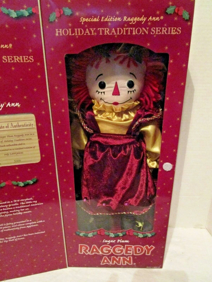 2003 Raggedy Ann Sugar Plum Special Edition Collector Doll
