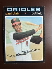 1971 Topps #53 Paul Blair Baltimore Orioles
