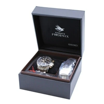 Seiko BRIGHTZ PHOENIX Mechanical Chronograph Limited SAGK013 Black Men's Watch - Image 1 of 4