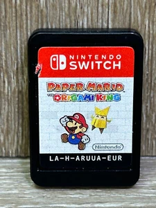 Paper Mario The Origami King (Switch, 2020) - Solo cartucho - ¡Excelente estado! - Imagen 1 de 2
