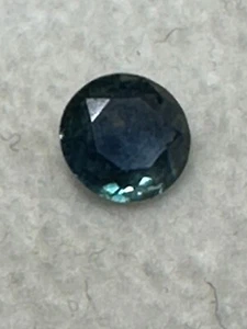 Genuine MONTANA BLUE SAPPHIRE Round .75ct, 5.41mm, 2.29mm, Gemstone #55 - Picture 1 of 10