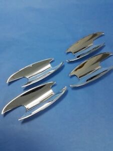 4 Chrome Stainless Steel Door Handle Shells For 2004-2010 Mercedes Benz W219 CLS