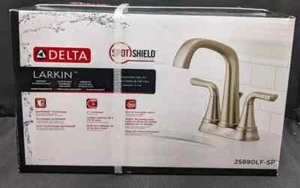 Delta - Larkin - 25890LF-SP - Brushed Nickel Finish - Bathroom Faucet- Brand New - Picture 1 of 3