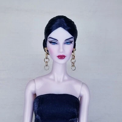 Fashion Royalty NuFace Poppy Parker Integrity Toys Jewelry Basic Gold Earrings