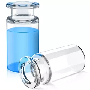 10mL Headspace Vial,Glass,20mm Crimp-top,Flat Bottom Lab Sample Storage Bottle - Picture 1 of 13