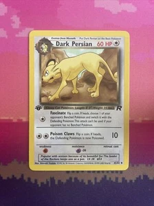 Pokemon Card Dark Persian Team Rocket 1st Edition Uncommon 42/82 NM Condition - Picture 1 of 2