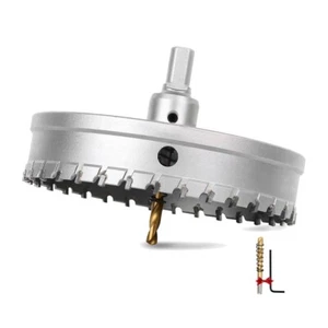 100 mm Durchmesser x 16 mm Tiefsäge Edelstahl T.C.T Lochbohrer Feder Metall - Bild 1 von 3