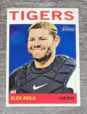 Alex Avila 2013 Topps Heritage Tigers #19  *I43* - Image 1 of 2