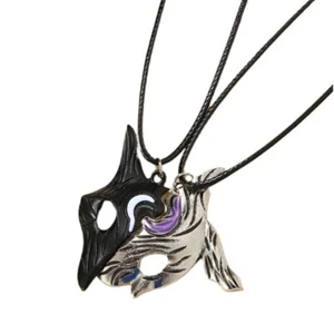 Collar Colgante Cazador Eterno Vástago Amistad Cadena Joyería Significativa 2 Piezas - Imagen 1 de 8