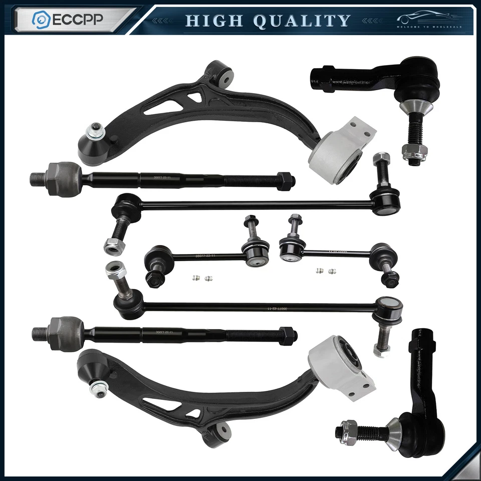 Front Lower Control Arm Ball Joint Sway Bars Tie Rod For 2011-2019 Ford Explorer - Image 1 of 4
