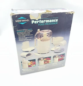 BNIB West Bend High Performance Food Processor - Slicer Chopper 6500 NOS Vintage - Picture 1 of 10