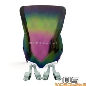 Motorcycle Windshield For Suzuki Boulevard M109R Wind Screen w/Bracket 2006-2014 - Picture 1 of 8