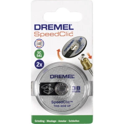Dremel 2615S541JA 2er Speedclic - Schleifscheibe Durchmesser 38 mm 2 St.