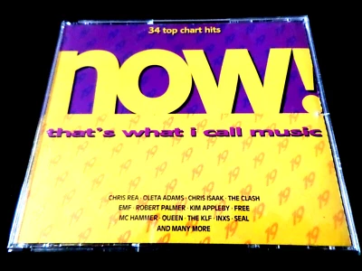 NOW 19  -  THAT'S WHAT I CALL MUSIC  1991  2 x CD  VG/VG WITH BOOKLET - Image 1 of 3