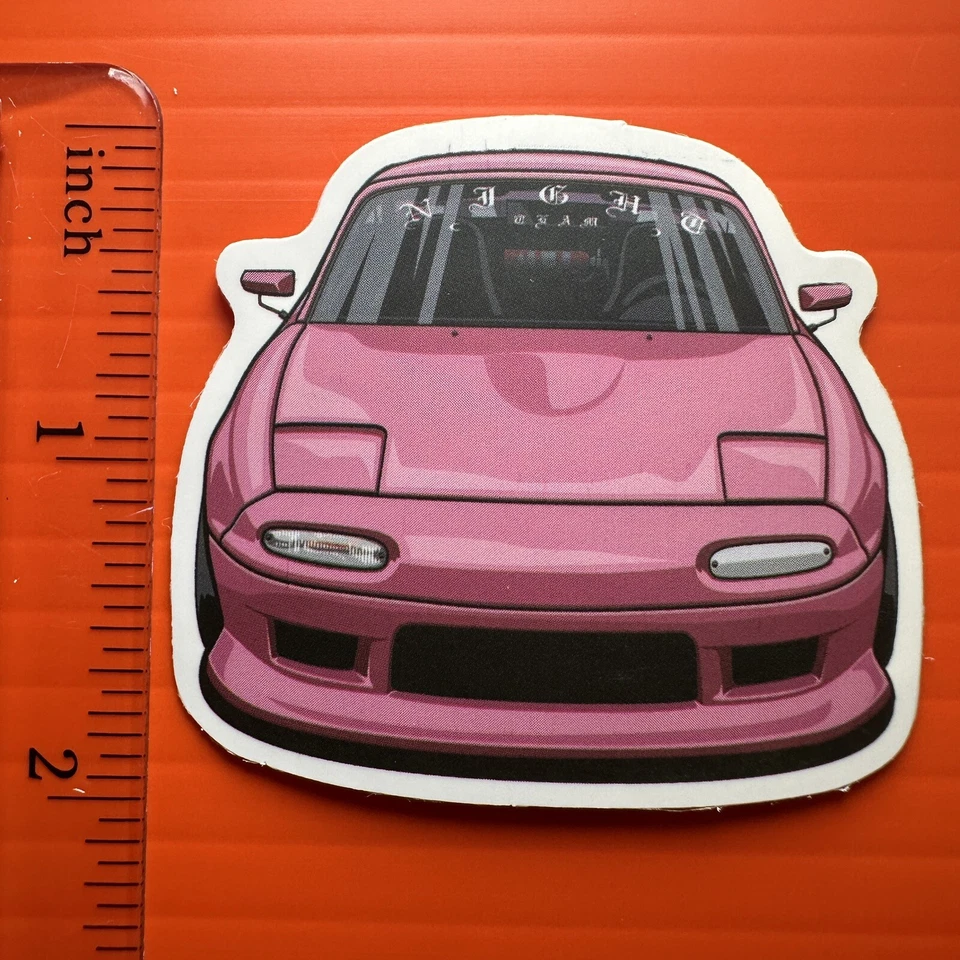 Mazda MX-5 Miata M5 Toyota Supra Calcomanía Calcomanía Coche de Carreras Monopatín Laptop JDM Foto 1 de 1