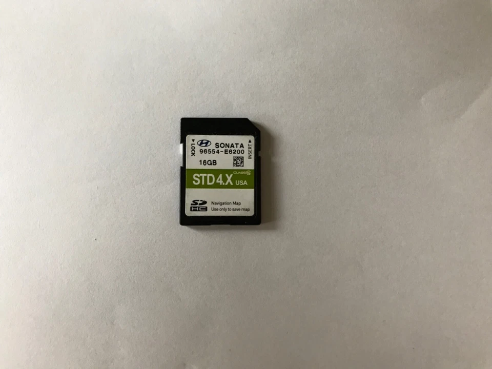 OEM 2016 SONATA HYBRID SD Navigation Memory Card 96554-E6200 Map data USA - Image 1 of 1
