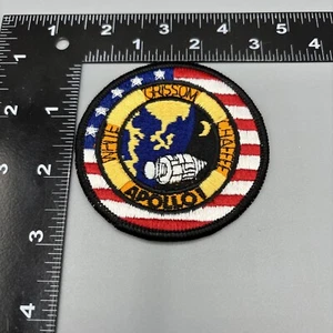 APOLLO 1 SPACE TRAVEL NASA ASTRONAUTEN SPACE SHUTTLE SAMMLERSTÜCK ROUND PATCH NOS - Bild 1 von 2