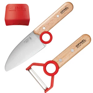 OPINEL Kinder Messer Set Le Petit Chef 3tlg Kochmesser Sparschäler Fingerschutz - Bild 1 von 11