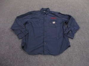 Carhartt Shirt Adult L Nissan Workwear Outdoors FR CAT Business Force Casual Men - Picture 1 of 12