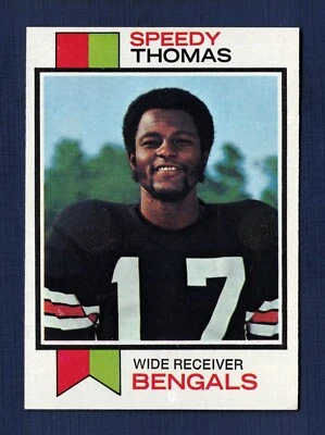 1973 Topps Speedy Thomas #113 Cincinnati Bengals NM - Image 1 of 2