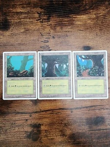 MTG ⭐4th Fourth Edition Basic Land Forest Set MP+ ⭐3x: je 1 Art 1995 Magic - Bild 1 von 9