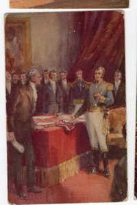 CHILE 1930ca Abdicación de O'Higgins SIN USAR postal Ed. Raphael Tuck & Sons - Imagen 1 de 2