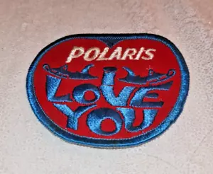 TOPPA RICAMATA "POLARIS - TI AMO" MOTOSLITTA da cucire vintage - Foto 1 di 3