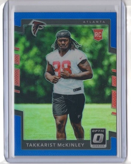 TAKKARIST MCKINLEY 2017 Donruss Optic RC Rookie BLUE #150 FALCONS 086/149 - Image 1 of 1
