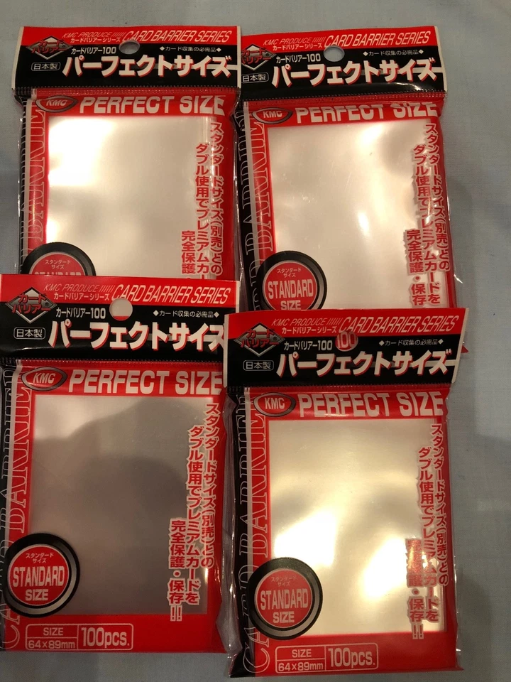 KMC Perfect Size Sleeves 4x100 sleeves 64mm x 89mm - Fit CCG/MTG/TCG - Image 1 of 1