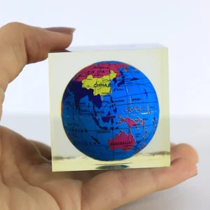 Vintage Globe Map World Countries Decorative Educational Gift - Picture 1 of 10