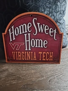Virgina Tech Wooden Sign - Picture 1 of 1