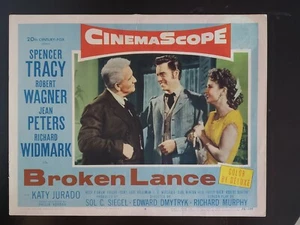 1954 ORIG LOBBY CARD *BROKEN LANCE* 11x14 #7 54-344 TRACY/WAGNER/PETERS/WIDMARK - Picture 1 of 2