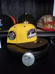Exclusive New Era 59FIFTY Houston Astros Fitted Hat 7 3/4 - Picture 1 of 6