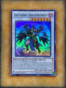 Yugioh Assault Blackwing - Chidori the Rain Sprinkling SHVI-EN051 Super 1st NM - Picture 1 of 1
