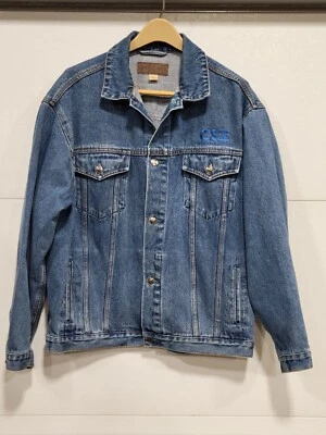 CSX NASHVILLE CAR Talla Grande L Azul Jean Denim Chaqueta Ferrocarril RR Tennessee TN  Foto 1 de 4