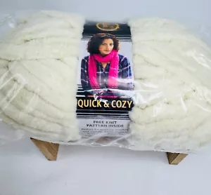 Hilo Marca León Rápido y Acogedor #099K Vainilla 6-Súper Voluminoso 100% Nylon 3.5oz NUEVO - Imagen 1 de 6