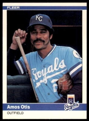 1984 Fleer Amos Otis . Kansas City Royals #351 - Image 1 of 2