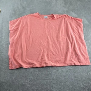 Dudley Stephens Womens Coral Ribbed Knit Oversized Top XL/XXL 5891 - Picture 1 of 11