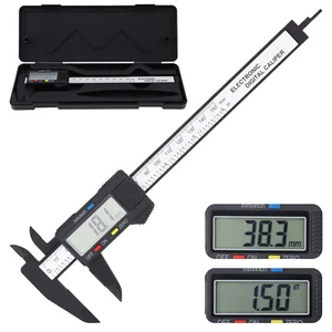 Inch & Millimeter Conversion LCD Screen Display 0-6inch / 150mm Digital Caliper - Picture 1 of 11