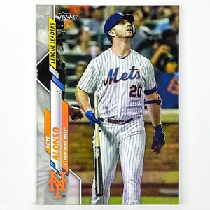 Pete Alonso Topps 58 1B Baseball Trading Card Polar Bear NY Mets MLB League Lead - Picture 1 of 2