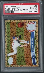 2011 Topps Cognac Diamond Anniversary Ryan Dempster Cubs #38 PSA 10 GEM MINT - Picture 1 of 2