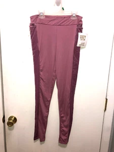 NWT Stella Tweed Girls Large Cozy Edition Dusty Rose Leggings Inseam 27" - Picture 1 of 3