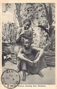 Kenia - MOMBASSA - Suaheli Frauen Dressing Hair - Publ. D. Evaristo Coutinho - Bild 1 von 2