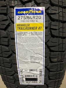 2 New 275 60 20 Goodyear Wrangler TrailRunner AT Tires - Picture 1 of 4