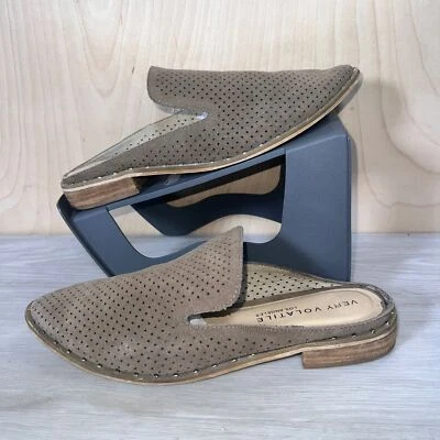 Very Volatile Mesquite Perf Mule Brown Suede Women's 9 - Image 1 of 4