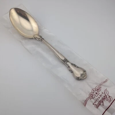 Cuchara para servir Gorham Chantilly de plata de ley - 8 3/8" - Nueva en paquete Foto 1 de 3