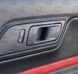Kit de calcomanías Mustang 2015-2022 manija de puerta manija de carbono - Ford - Imagen 1 de 4