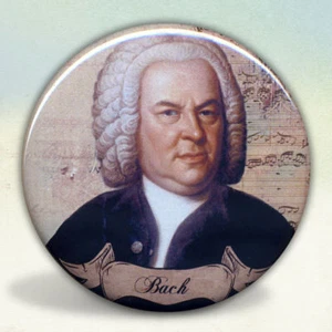 Johann Sebastian Bach Pocket Mirror Baroque Tartx - Picture 1 of 3