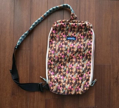 KAVU Switch Slinger Rope Pack Rucksack  ~ Jumble Dash - Image 1 of 4